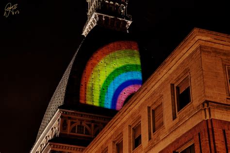 Torino In My Eyes La Mole With Rainbow