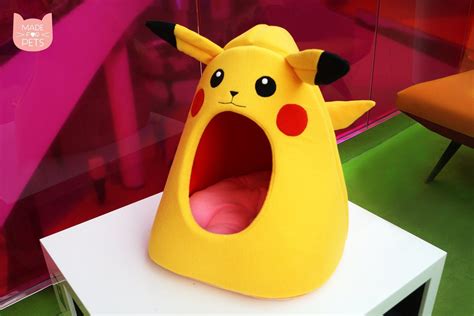 Pokemon Cat Furniture Pikachu Cat Bed T Idea Pet Etsy