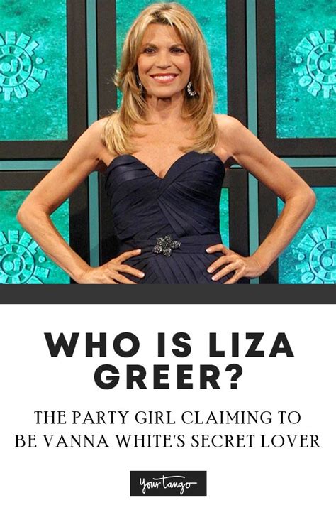 Hollywood Party Girl Liza Greer Claims Shes Vanna Whites Secret Lover Hollywood Party Party