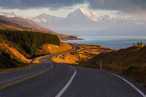 New Zealand Landscape Road Wallpaper Hd City 4k Wallpapers Images And