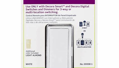 Leviton Decora Digital/Smart Coordinating Switch R11-DD0SR-01M