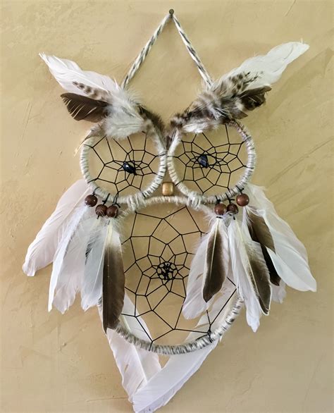 Owl Dream Catcher Owl Dream Catcher Dream Catcher Jewelry Crafts