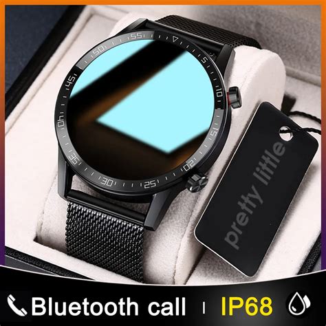 New L13 Smart Watch Men Ip68 Waterproof Ecg Ppg Bluetooth Call Blood