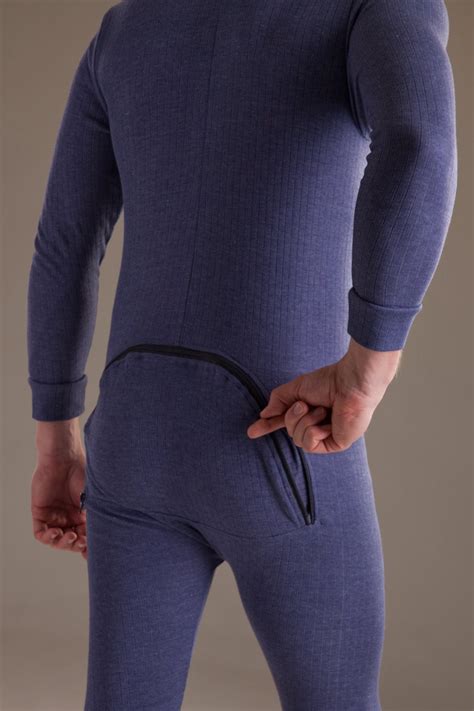 Octave Mens Thermal Underwear All In One Union Suit With Etsy