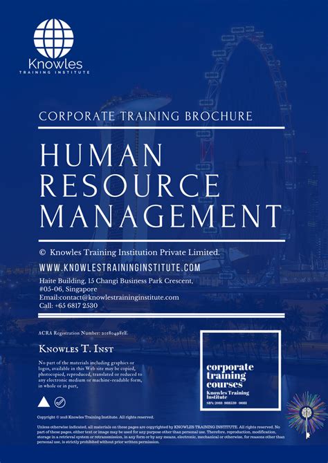 Human Resource Management Course Corporate Courses Singapore