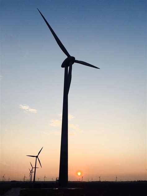 Windpark SVDW bestaat uit zeven windturbines van het merk Enercon