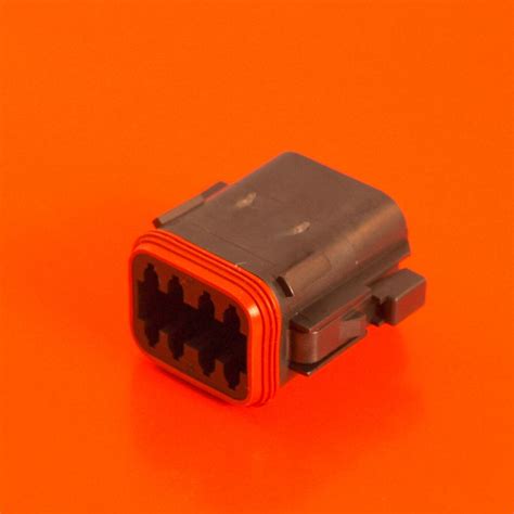 Deutsch Dt Series 8 Way Plug Connector Kit Dt06 08sa Ce10 Cw Pins
