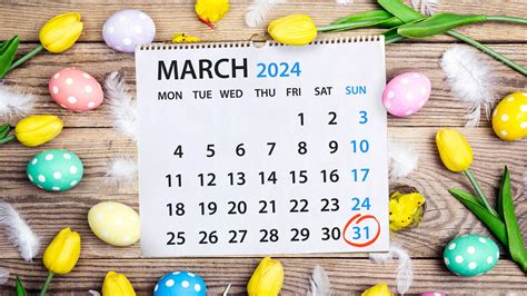Easter Calendar 2024 Holiday Brana Chryste