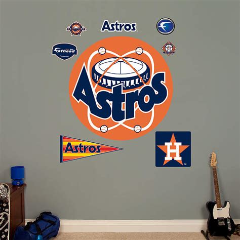 Houston Astros Classic Logo Wall Decal Shop Fathead® For Houston