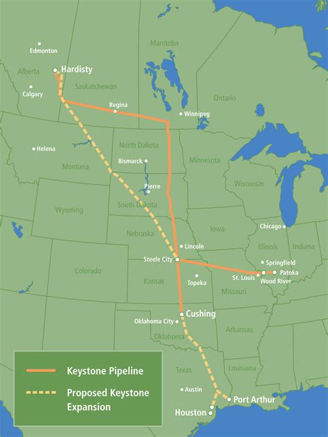 The map to the right demonstrates the very small change the keystone xl pipeline would make to the overall route of the keystone itself. Center for Environment, Commerce & Energy: TransCanada ...