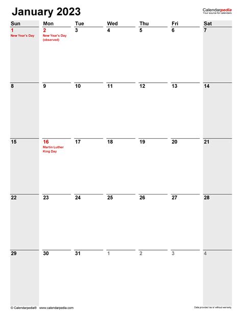 Monthly 2023 Calendar Free Printable With Grid Lines Designed