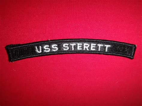 Vietnam War Us Navy Uss Sterett Dlg 31ddg 104 Destroyer Rocker Patch