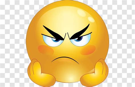 Smiley Emoticon Anger Clip Art Emoji Angry Pic Transparent PNG