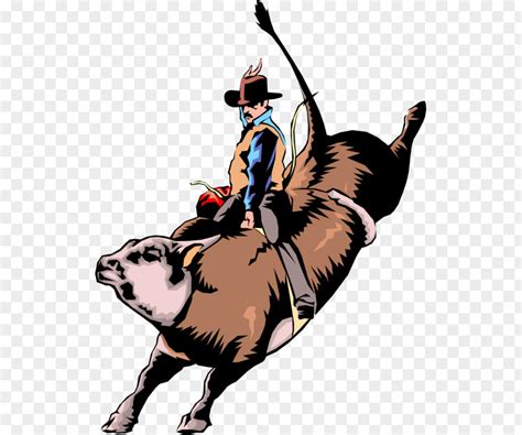 Bull Clip Art Riding Illustration Rodeo Image Png Image Pnghero