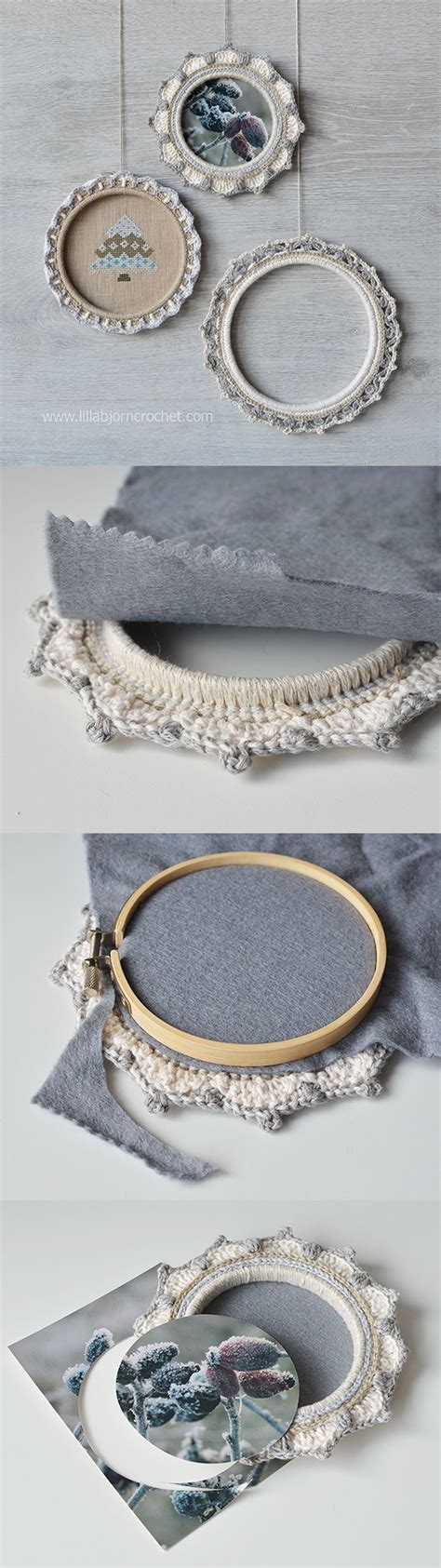 How To Turn Embroidery Hoops Into Photo Frames Tutorial Embroidery