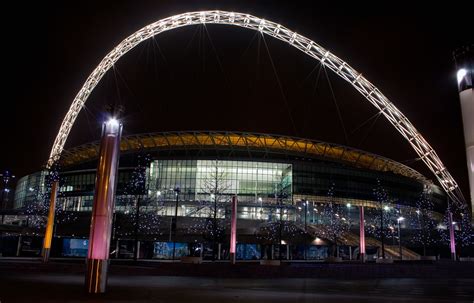 Wembley Stadium At Night Wembley Stadium At Night Taken Fr Flickr