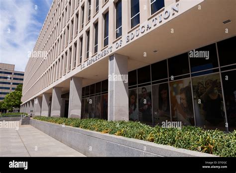 Us Department Of Education Headquarters Building Washington Dc Stock