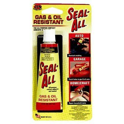 1 seal plastic gas tank with epoxy glue. SEAL ALL ADHESIVE - GAS AND OIL RESISTANT FUEL TANK LEAK ...