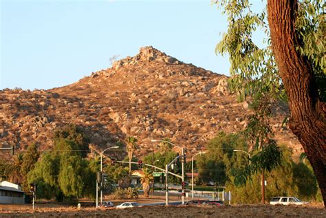 Riverside Ca View Of Lionshead Hill In The La Sierra Area Photo