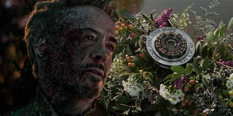 It's the only way you get it. MCU: How Old Iron Man Is When He Died | Screen Rant