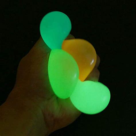 Glow In The Dark Sticky Ceiling Balls Stress Relief Balls Sensory
