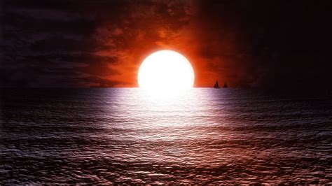 Sea Sunset Downloops Creative Motion Backgrounds