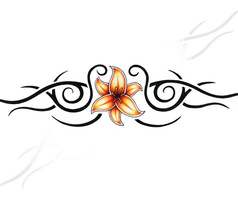 Flower Tribal Designs Clipart Best