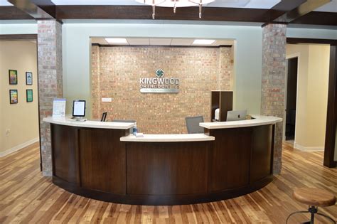 However, a front desk manager works primarily in the hospitality industry, while a front office manager may work in almost any industry. Office Tour - Kingwood Orthodontics | Reception desk ...