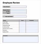 Pictures of Employee Review Pdf
