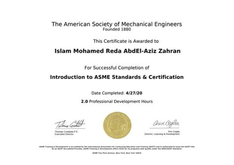 Introduction To Asme Standards And Certification Ppt