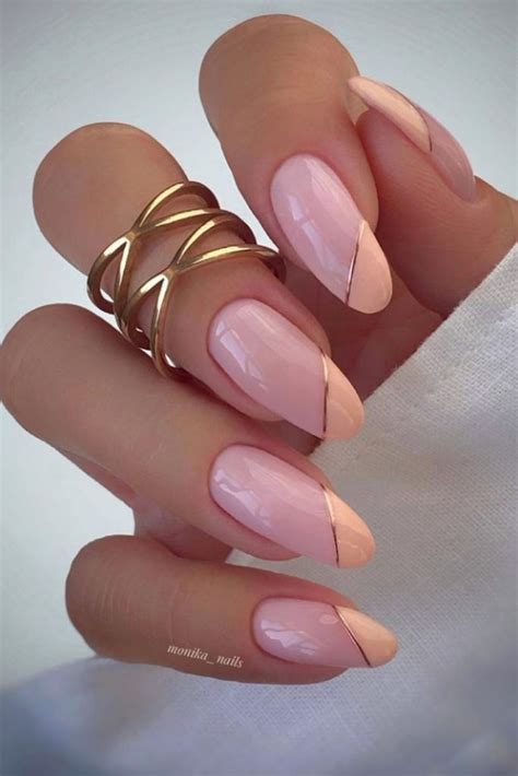 Toe Nails Designs For Summer 38 Trendy Almond Shaped Nail Art For