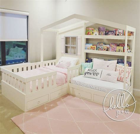 Solid Wood Reading Nook Bed With Drawers Toddler Bed Kids Bed Bed With