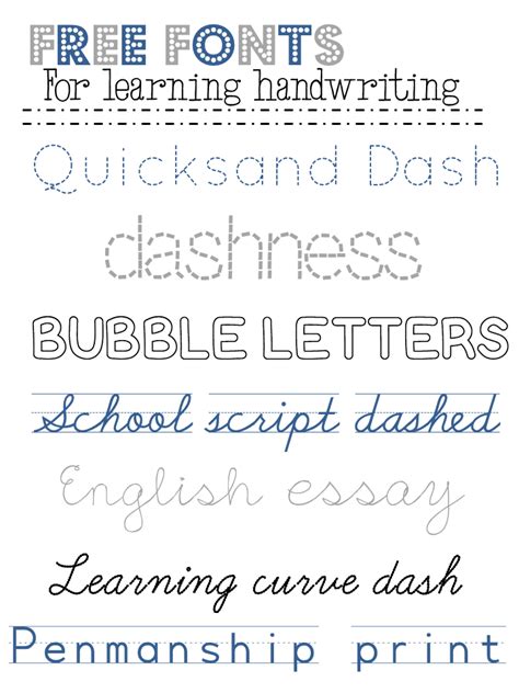 Free Learning Cursive Handwriting Font Generator Lasopainno