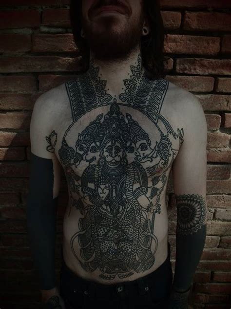 人體刺青紋身彩繪藝術