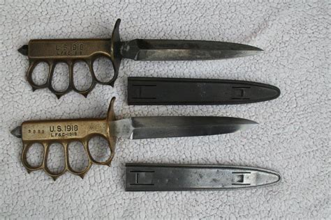 Couteau Coup De Poing Us 1918 Original Automasites