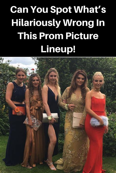 Can You Spot What S Hilariously Wrong In This Prom Picture Lineup Lmfao Wow People Funny