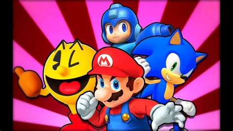 Mario Vs Sonic Vs Megaman Vs Pacman