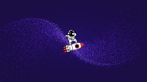 Cartoon Space Wallpaper K X Astronaut Art K P Resolution Wallpaper Hd Artist K