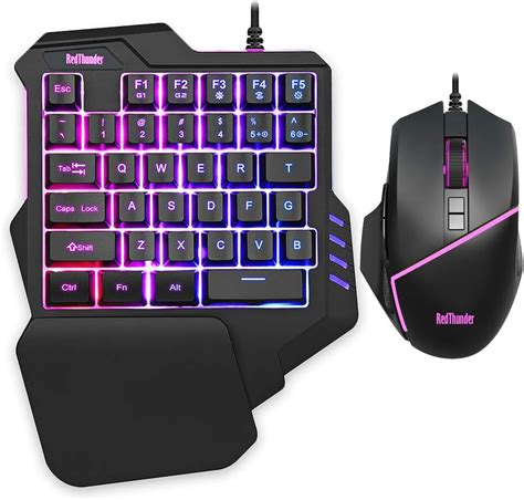 Buy Redthunder One Handed Rgb Gaming Keyboard And Mouse Combo 35 Key