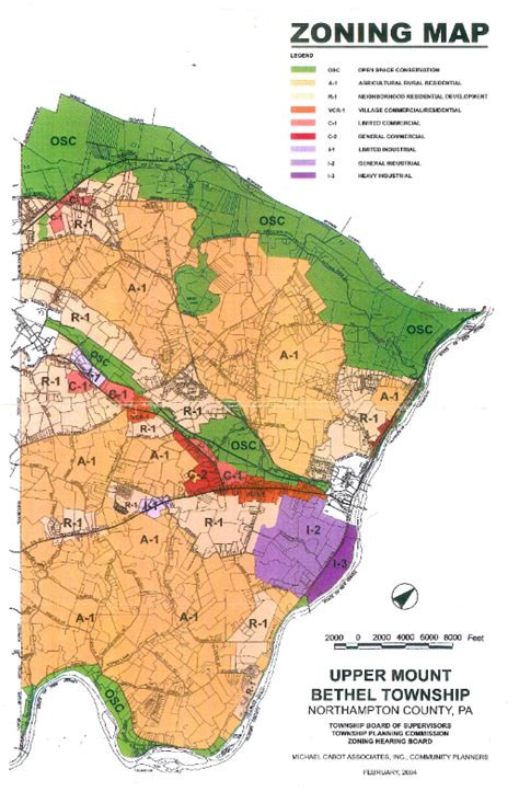 Zoning Map Upper Mount Bethel Township