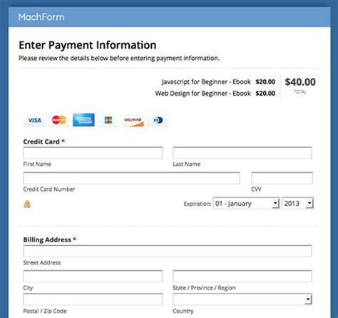 Note that if you need your payment to be credited to your. Accept Credit Card Payments on Your Forms using Stripe! | HTML Form Builder Online, PHP Form ...