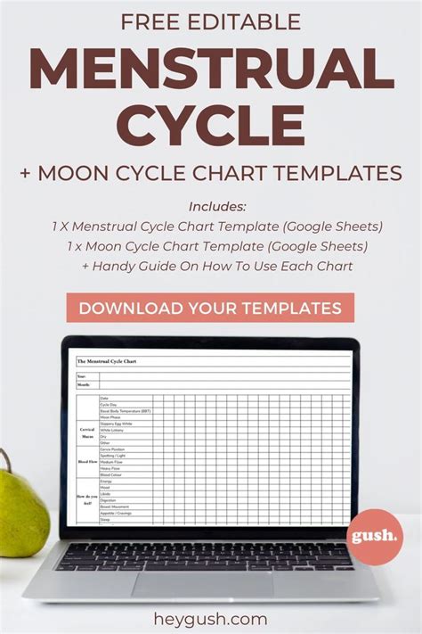 Learn How To Track Your Cycle And Download Your Free Menstrual Tracker Template Compatible With