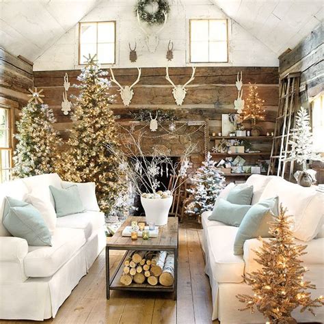 50 Idées Décorations De Noël Style Scandinave Christmas Living Rooms