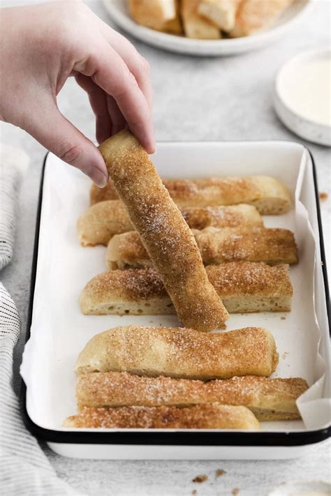 Easy Cinnamon Breadsticks Kara Creates