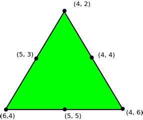 Find Coordinates Of The Triangle Given Midpoint Of Each Side