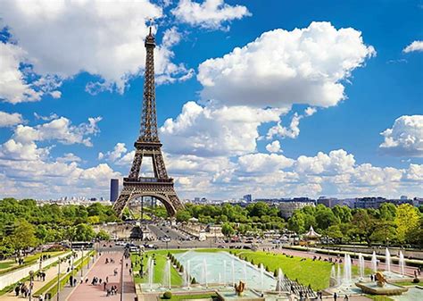 Eiffel Tower In Summer Paris Jumbo Toy Sense