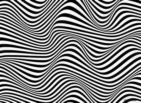Abstract Background Of Black And White Stripe Line Pattern Wavy Stock