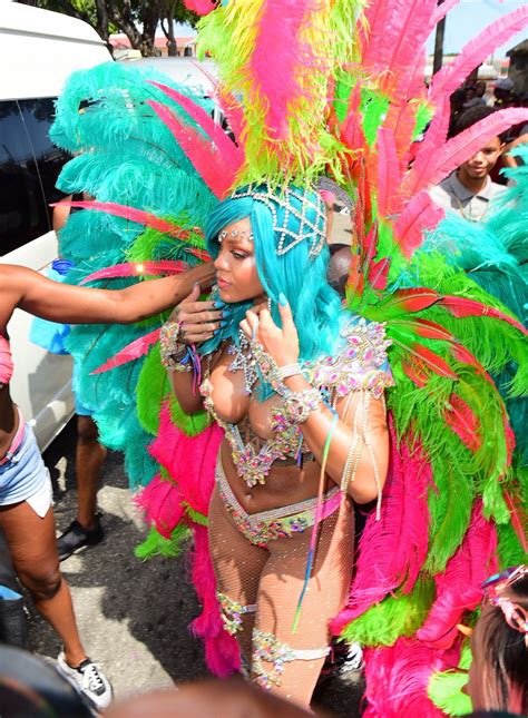 rihanna at carnival in barbados 08 07 2017 hawtcelebs