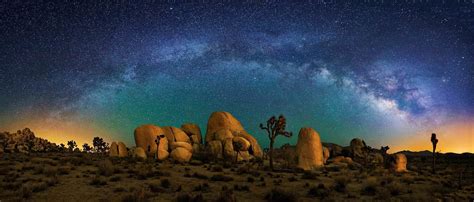 The Milky Way Over Joshua Tree National Park California Rwoahdude