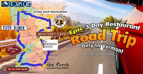 This Epic 3 Day Restaurant Road Trip In Vermont Will Take You To Some